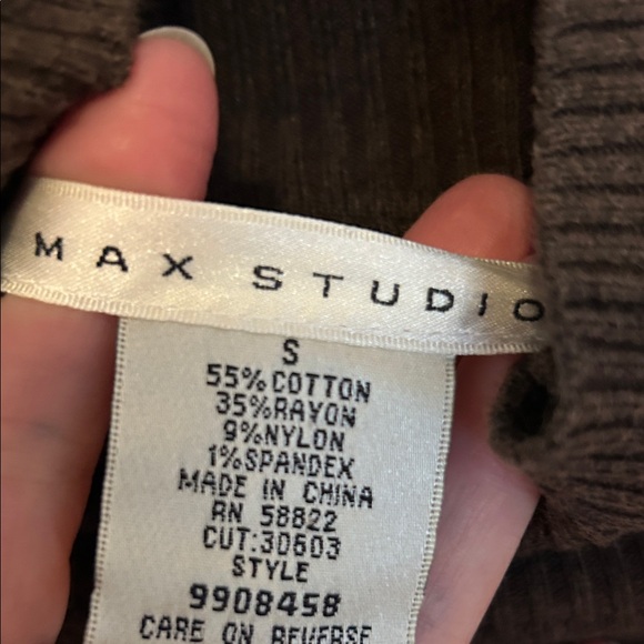 Max Studio Chocolate Long Sleeve Dress - Picture 2 of 3